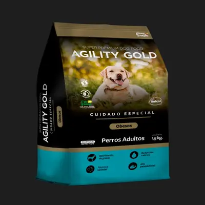 AGILITY GOLD OBESOS ADULTO x 1.5 Kg