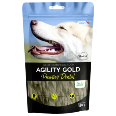 AGILITY GOLD PREMIOS DENTAL x 150gr