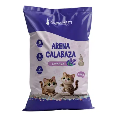 ARENA CALABAZA PETS x 25 Kg LAVANDA