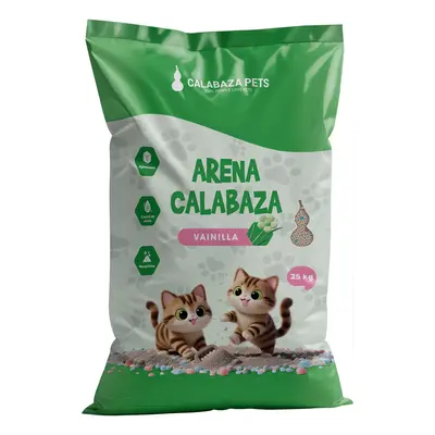 ARENA CALABAZA PETS x 25 Kg VAINILLA
