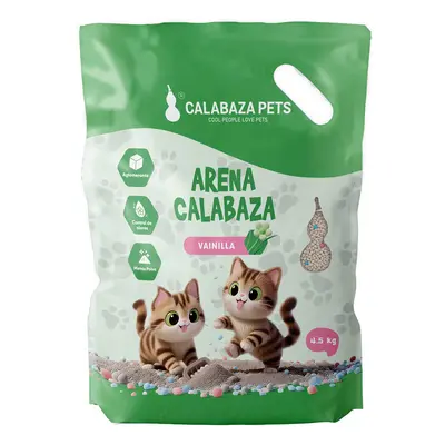 ARENA CALABAZA PETS x 4.5 Kg VAINILLA