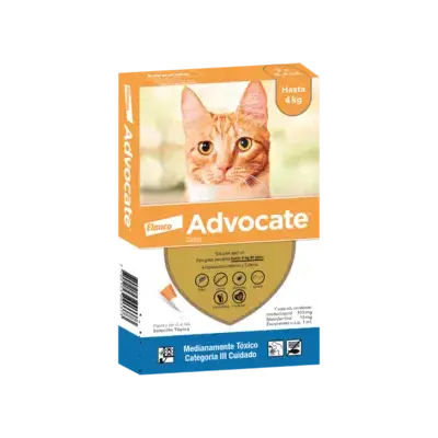ADVOCATE GATO x 0.4ml HASTA 4 Kg