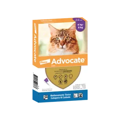 ADVOCATE GATO x 0.8ml 4 A 8 Kg