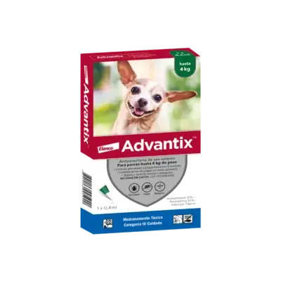 ADVANTIX x 0.4ml HASTA 4 Kg