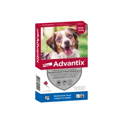 ADVANTIX x 2.5ml 10 A 25 Kg