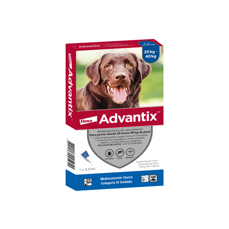 ADVANTIX x 4.0ml 25 A 40 Kg