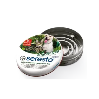SERESTO COLLAR ANTIPULGAS HASTA 8Kg
